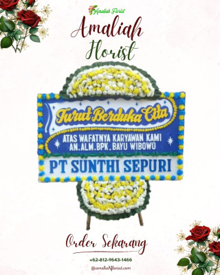 Papan Bunga Duka di Sumber Karya